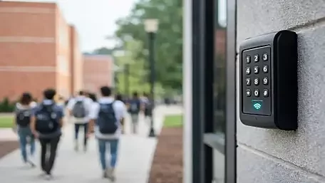 Student housing campus with property-wide access control