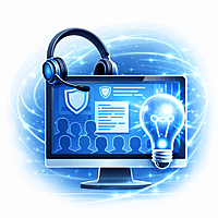 Consulting, training, and support icon
