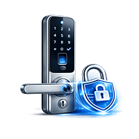 Smart lock and keyless entry icon
